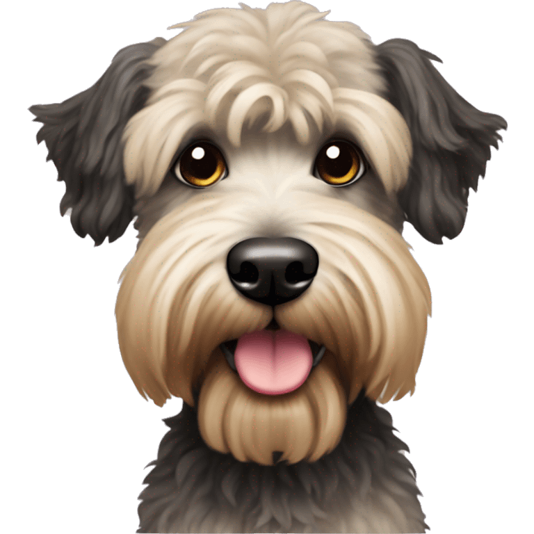 Black wheaten terrier poodle emoji