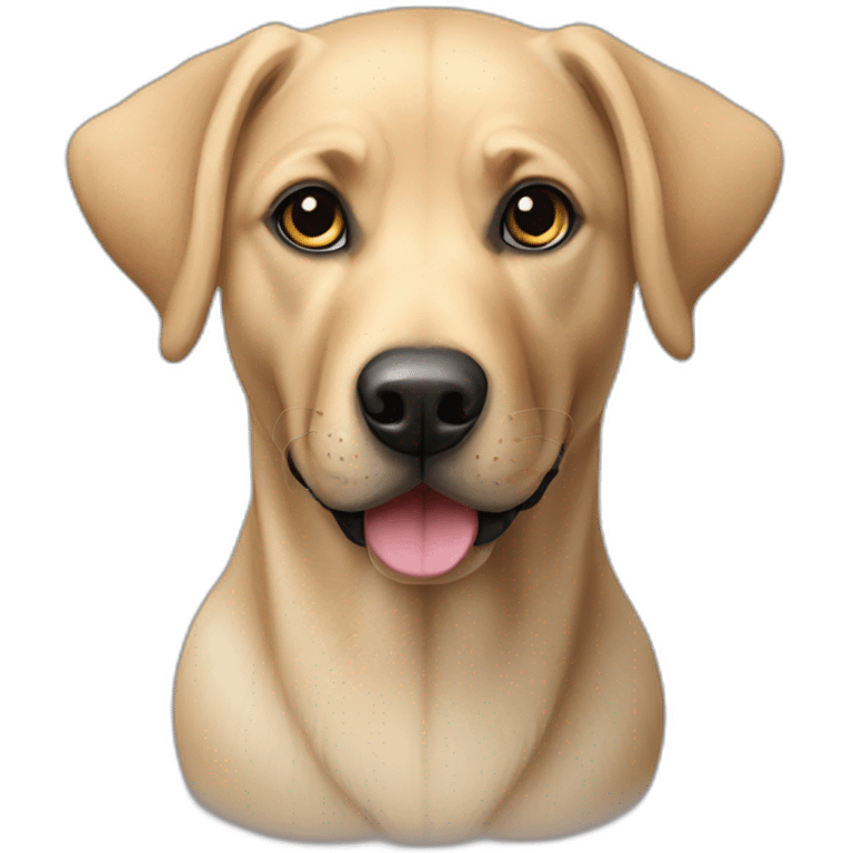 labrador crossed with beauceron gothic emoji