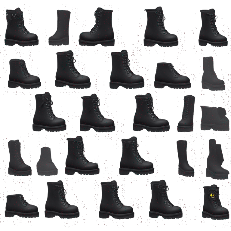 Goth platform boot emoji