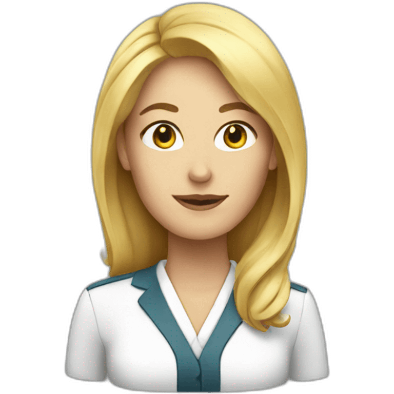 white woman manager  emoji