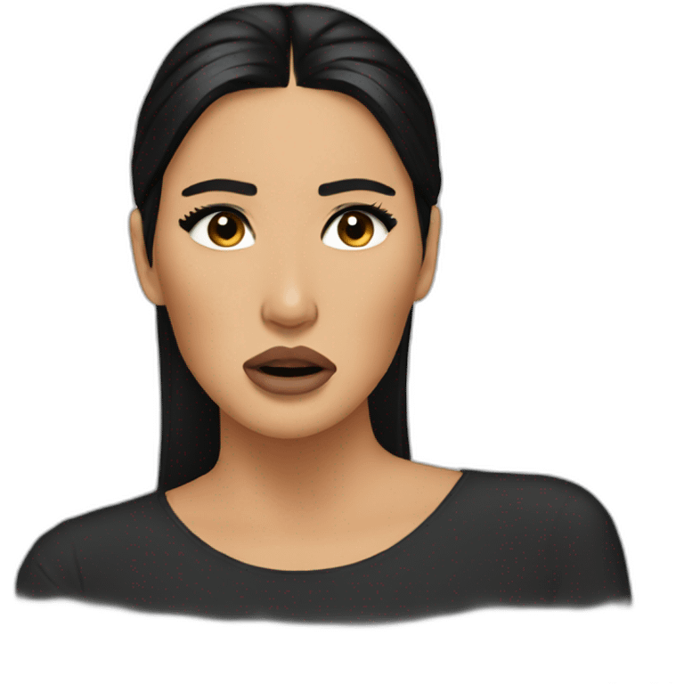 kim k crying face emoji