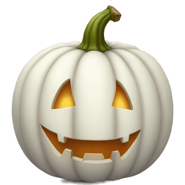 White pumpkin  emoji