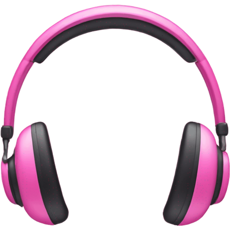 pink headset emoji