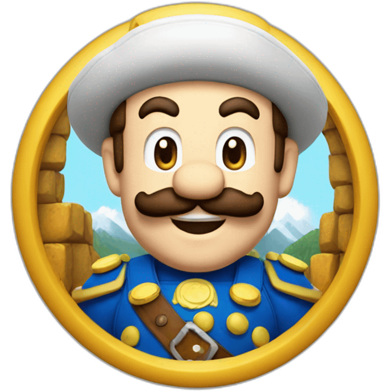 super mario as bavarian  emoji