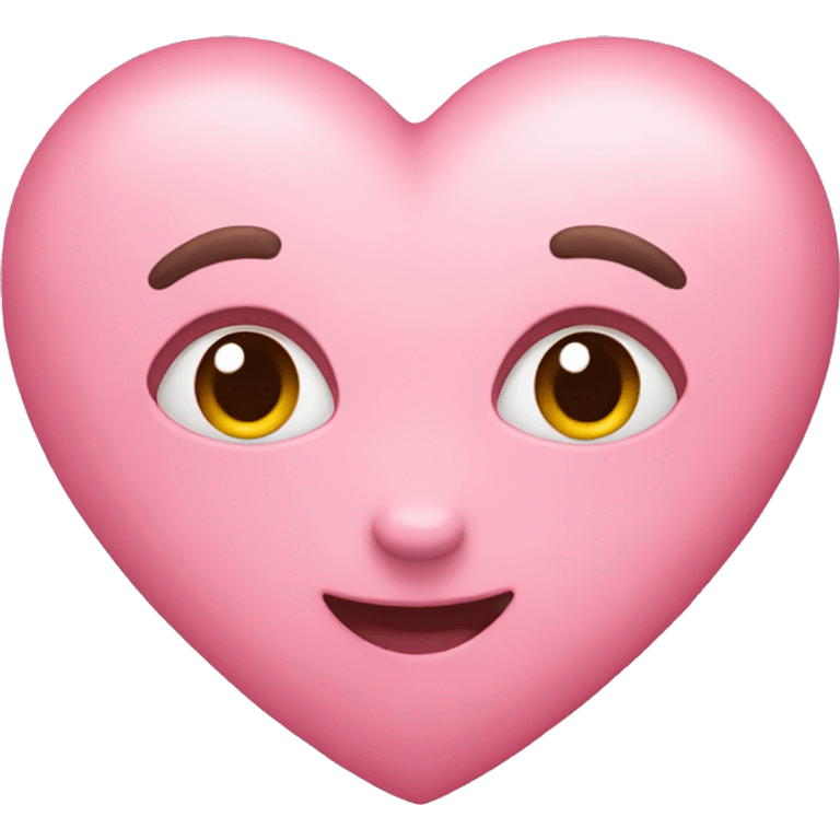 Pink pastel heart emoji