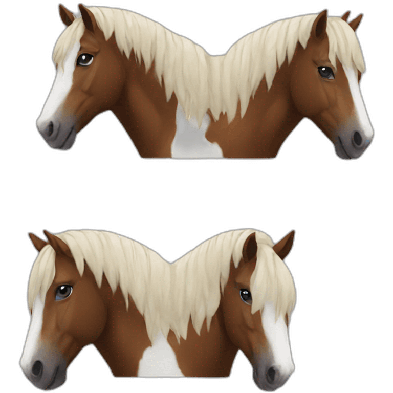 Horses emoji