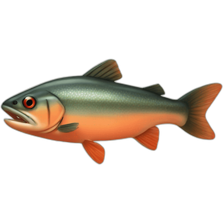 Salmon Piranha emoji