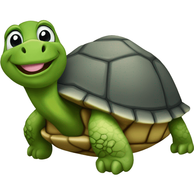 Turtle with coquette emoji