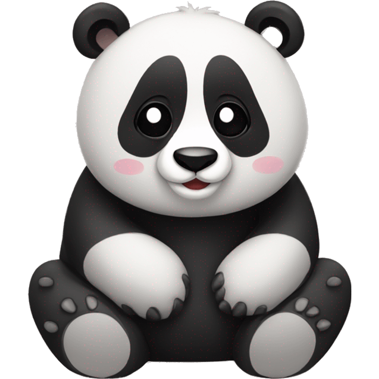 Panda amoureux emoji