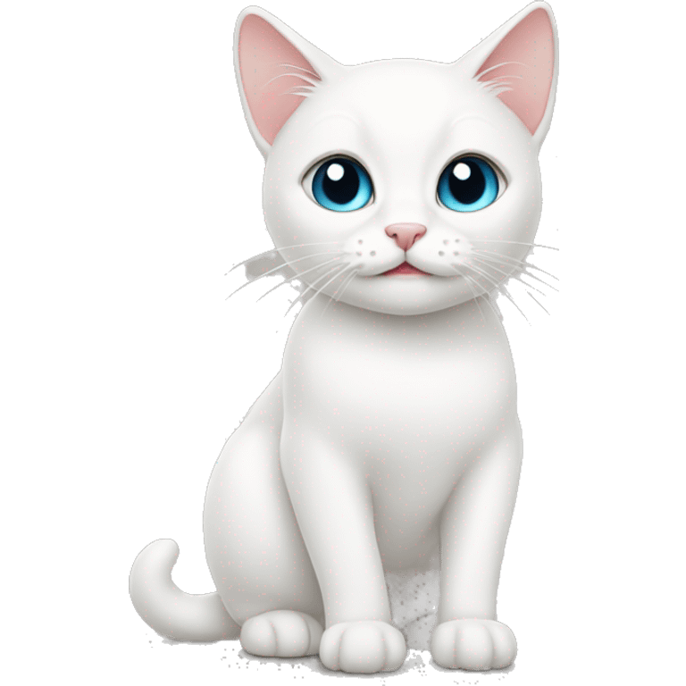 White cat emoji