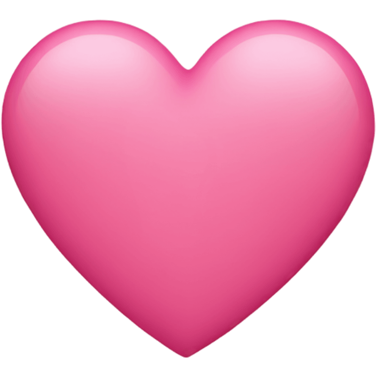 Pink heart  emoji