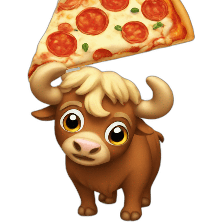 Buffen with Pizza  emoji