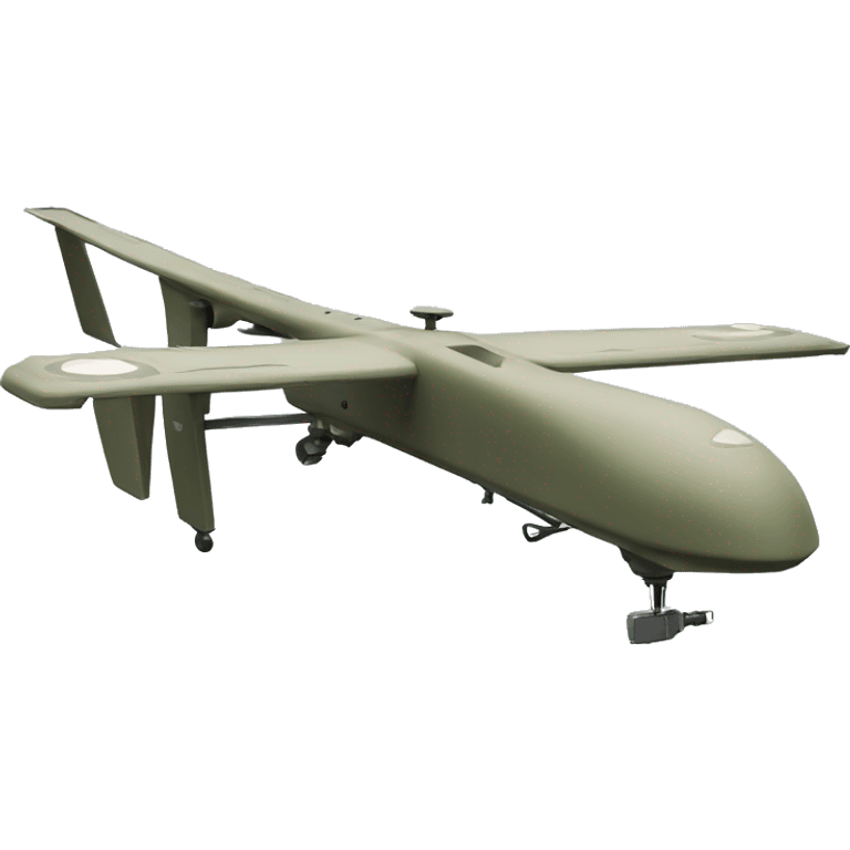 military UAV drone side view emoji