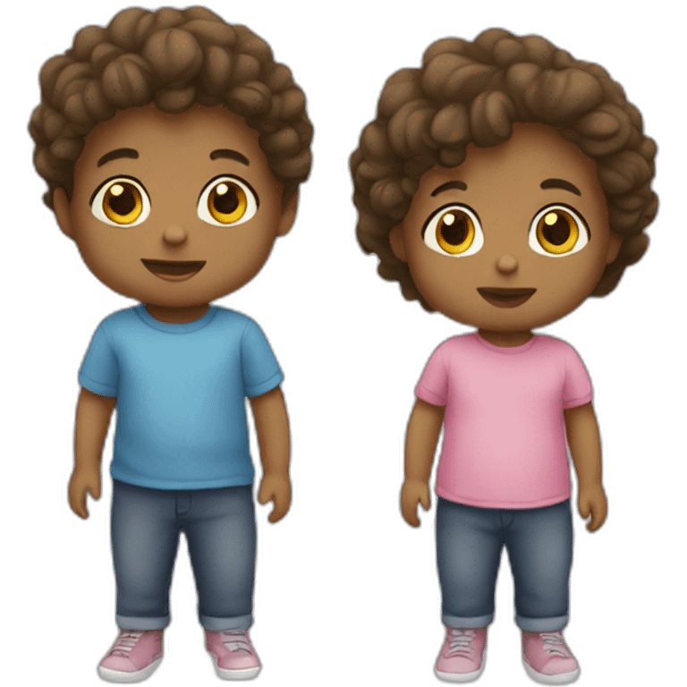 2 toddlers emoji