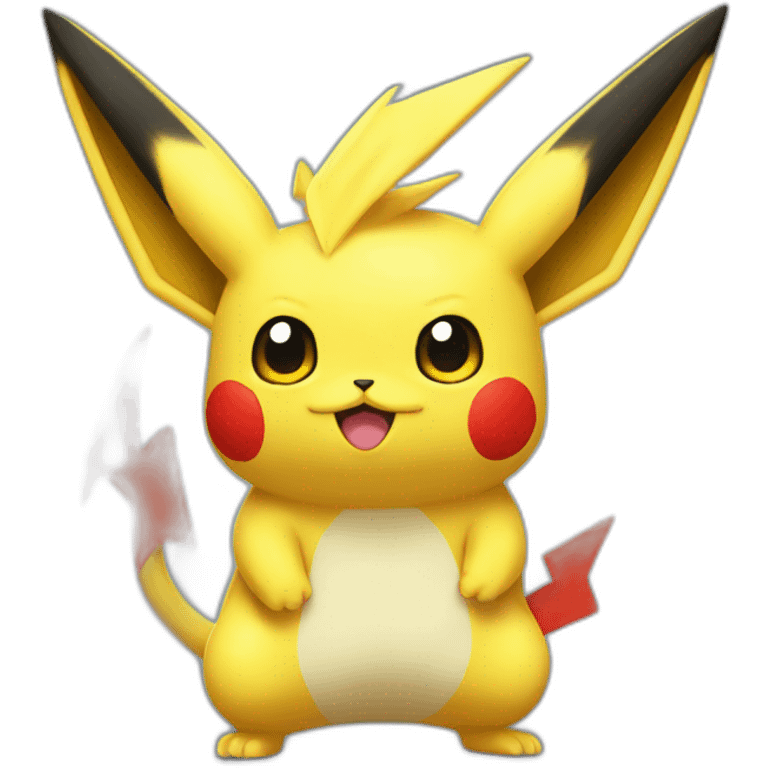 Fusion pikatchu et dracaufeu emoji