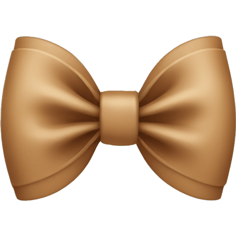 light brown bow emoji