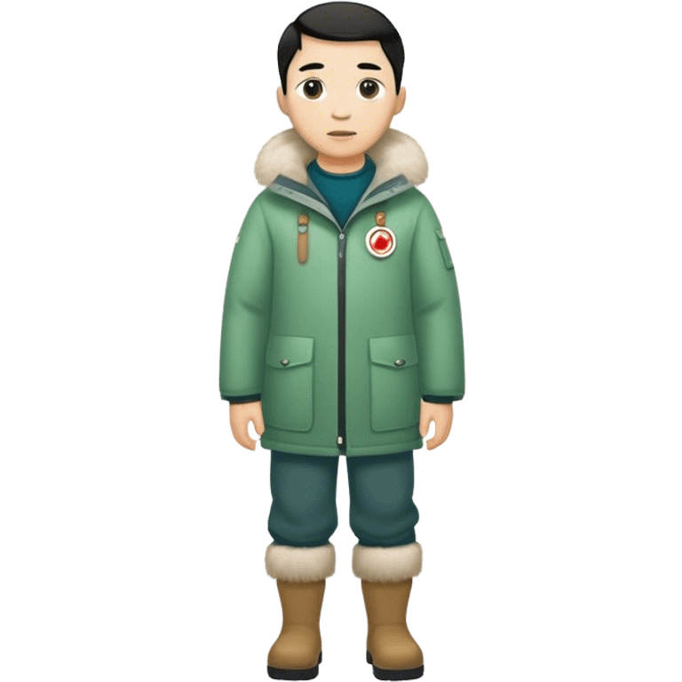 greenland citizen standing full length emoji