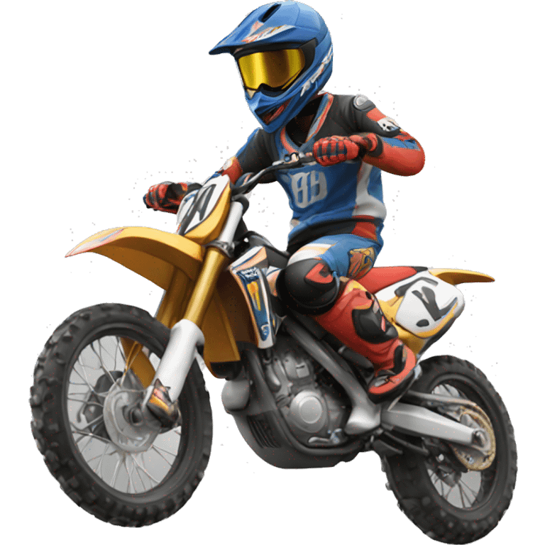 Motocross emoji