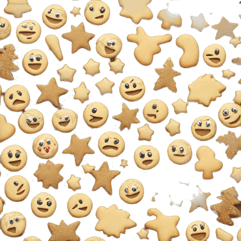 Christmas cookie emoji