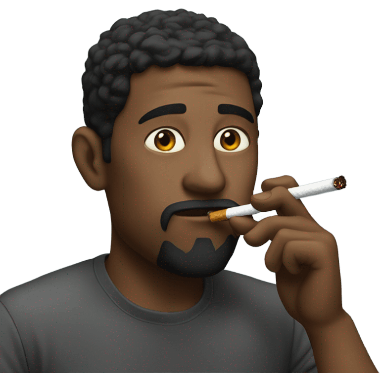 Me smoking a cig emoji