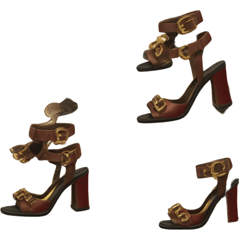 Vintage Gucci heels emoji