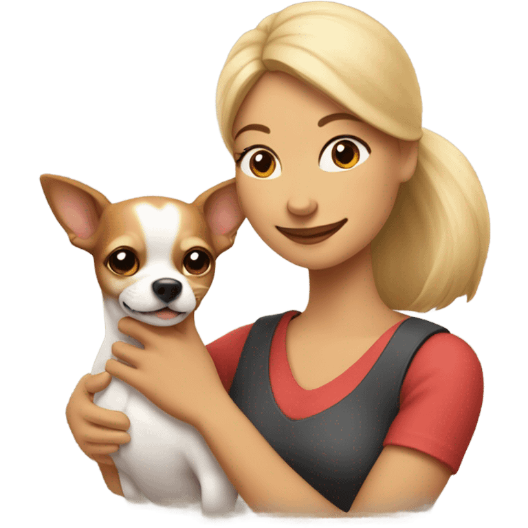 Love wife Chihuahua  emoji