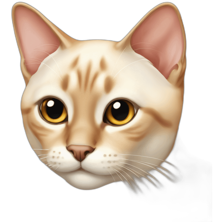 Flamepoint siamese cat emoji