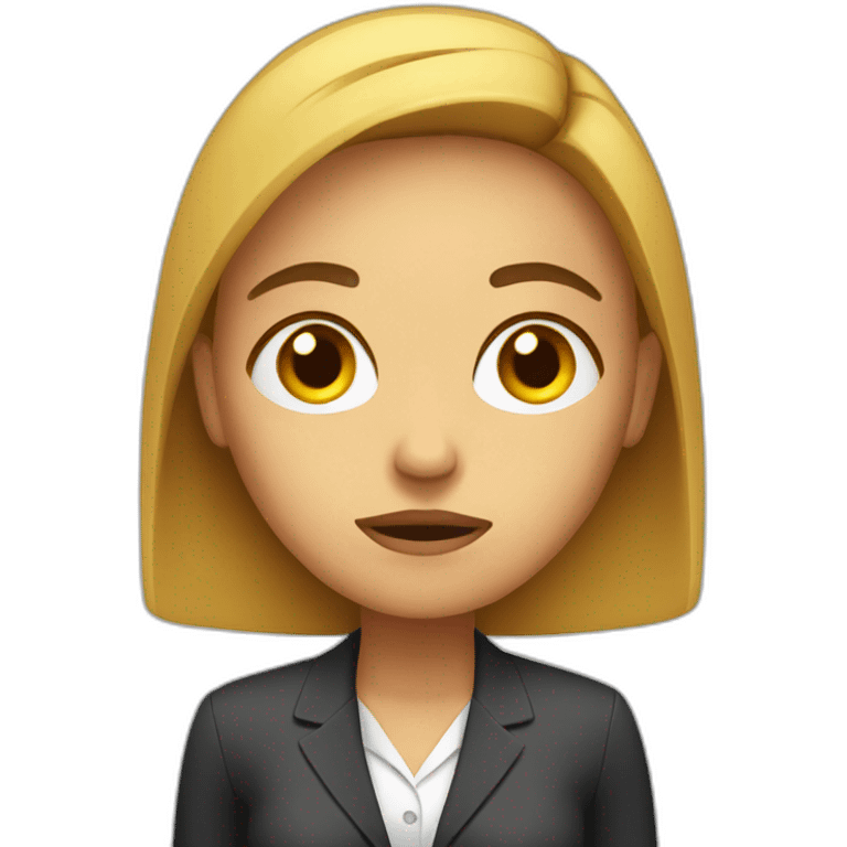 hr recruiter woman sad emoji