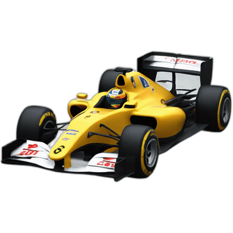 Formula 1 Renault car emoji