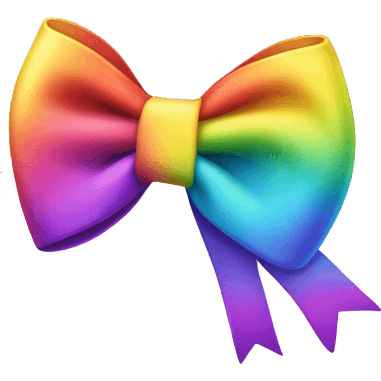 Rainbow Bow 100% emoji