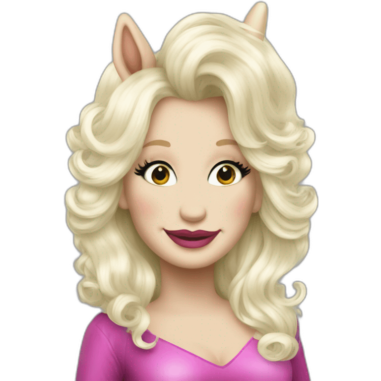 Dolly Parton unicorn emoji