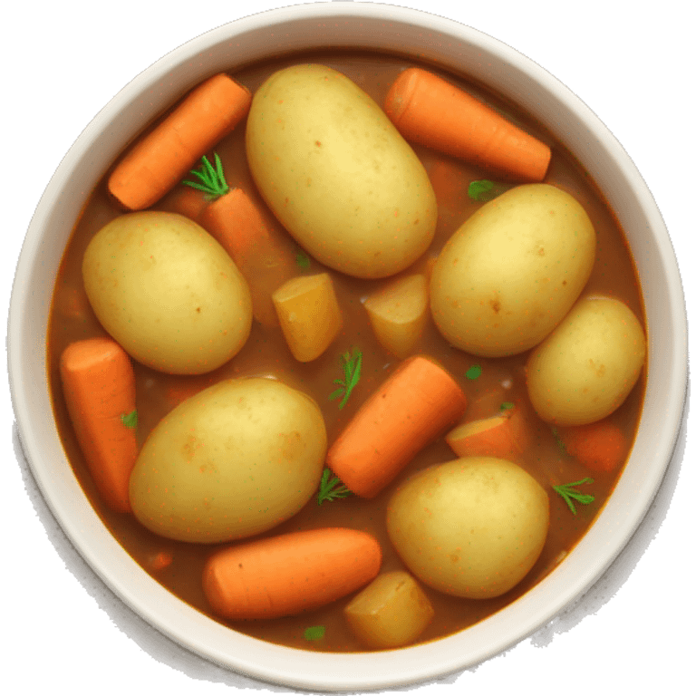 stew with potatoes and carrots emoji