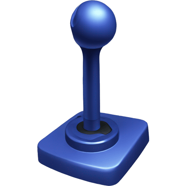 joystick indigo color emoji