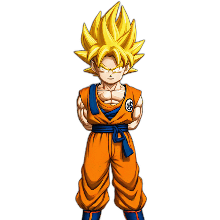 Goku super sayan emoji