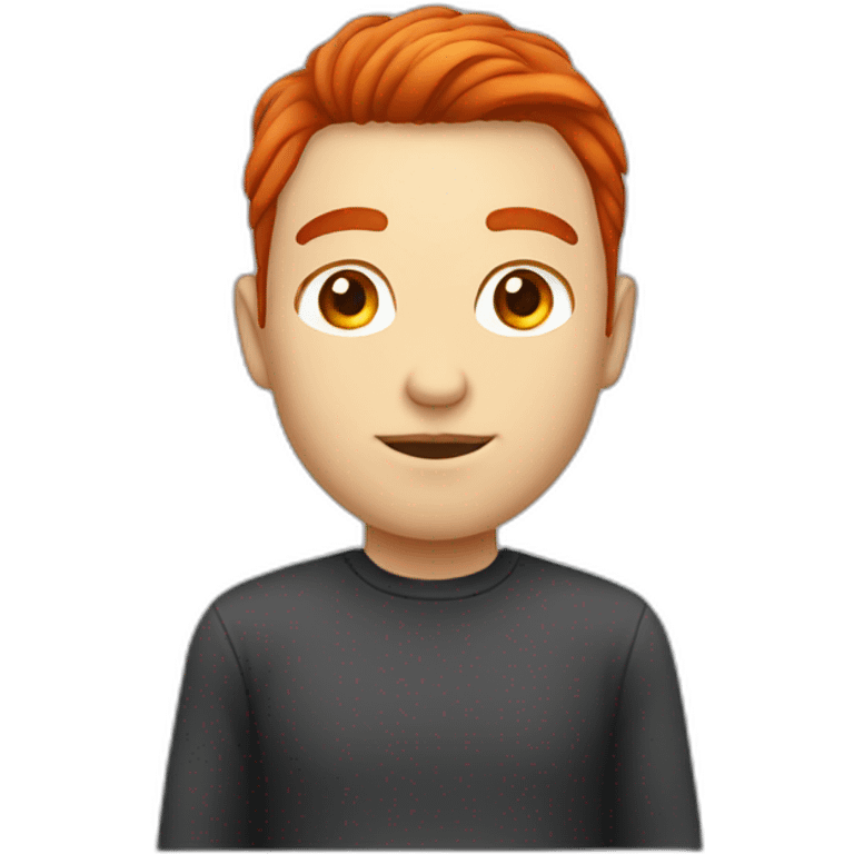 man red hair 眼镜 emoji