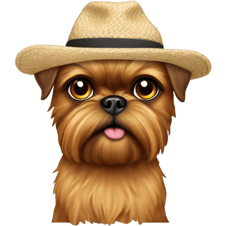 brussels Griffon hat  emoji