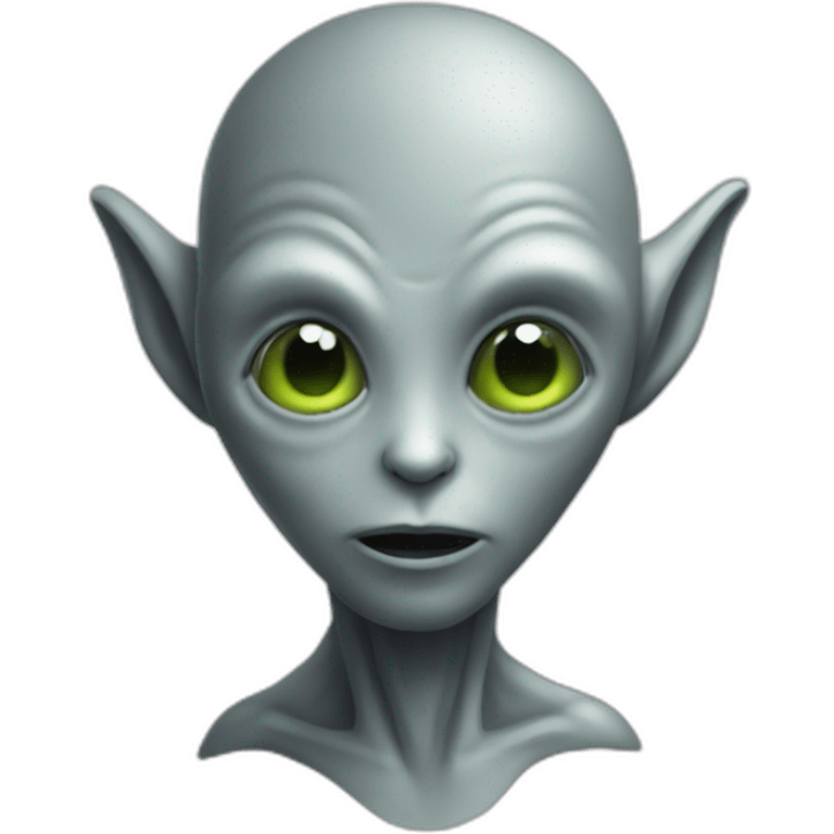 Grey alien emoji ios emoji