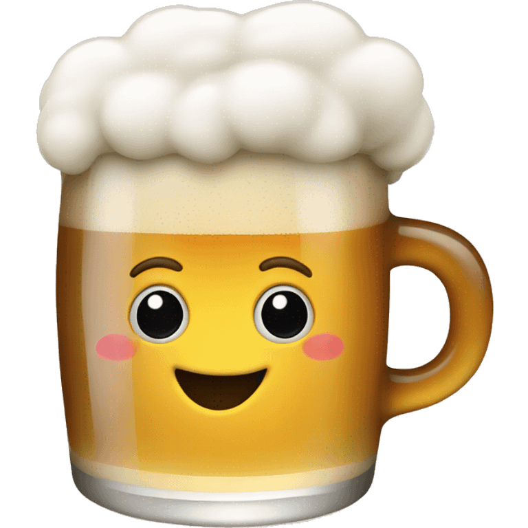 Beer cheers emoji