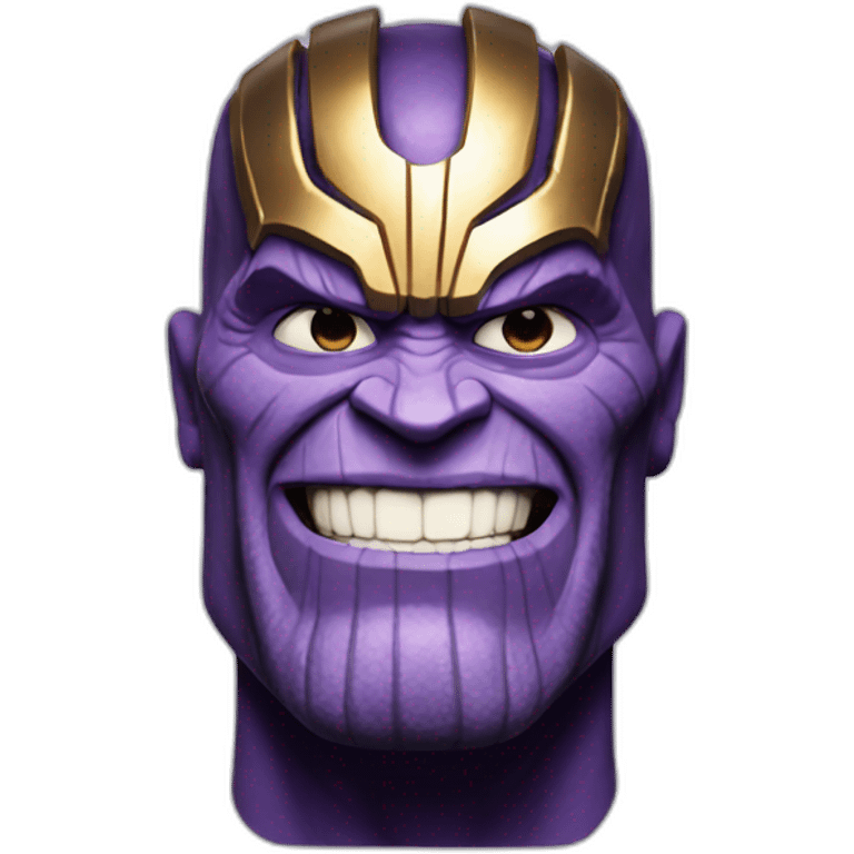 Thanos smiling emoji