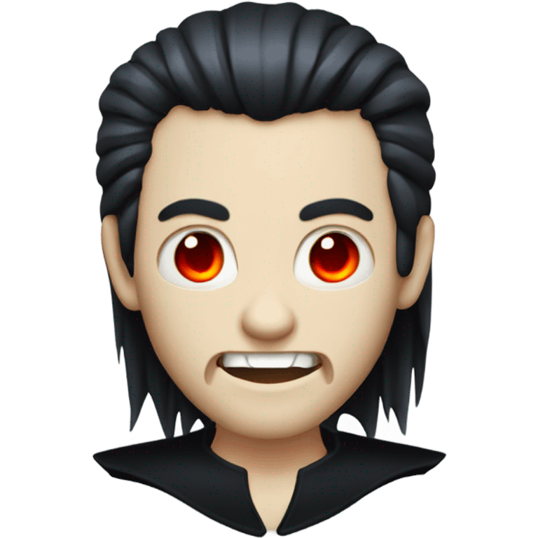 do an vampire with an mullet haircut emoji