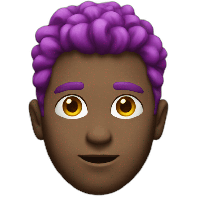 man from Leon with colourful hair emoji