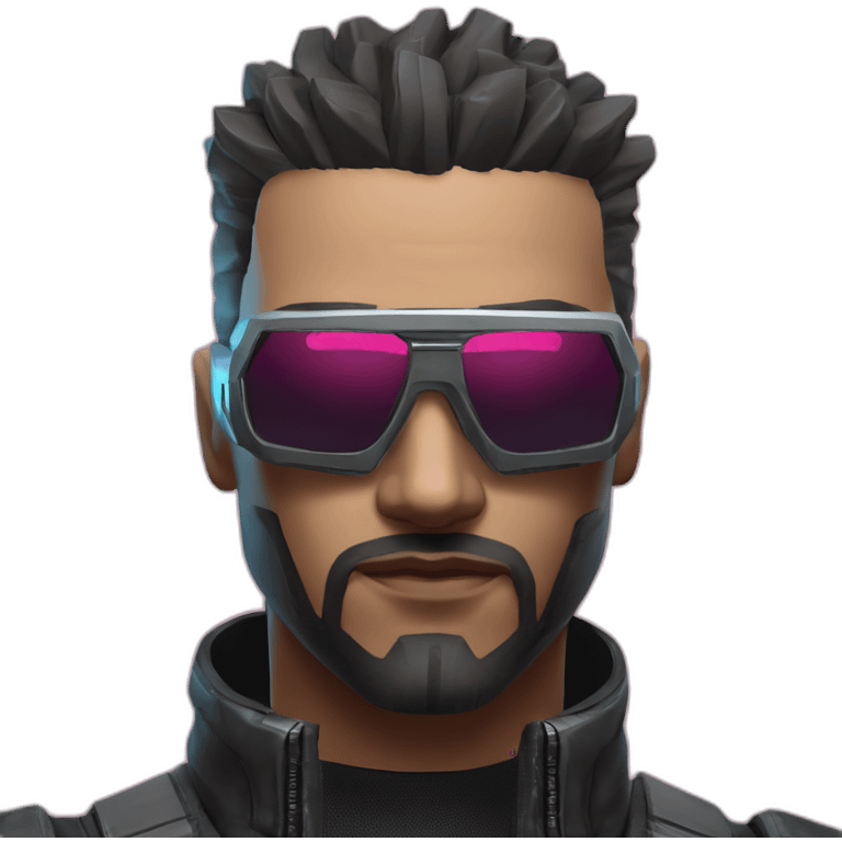 Cyberpunk 2077, face emoji ios emoji