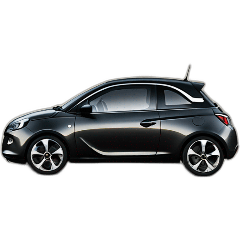 opel adam noire de profil emoji