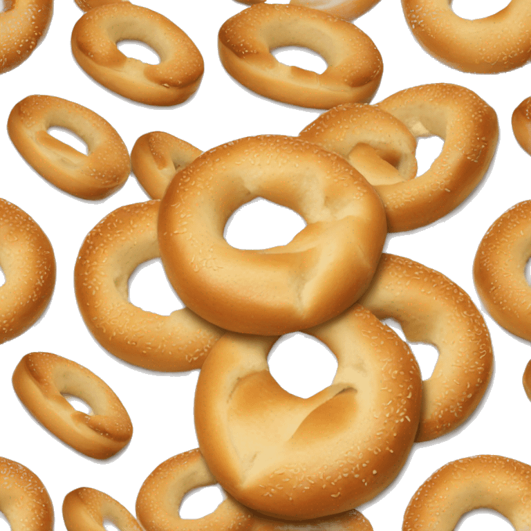 cream cheese bagel emoji