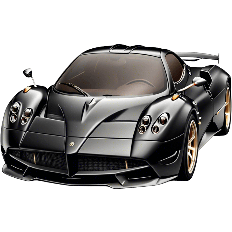 Pagani Huayra - Pagani (Model Year: 2022) (Iconic colour: Black) emoji