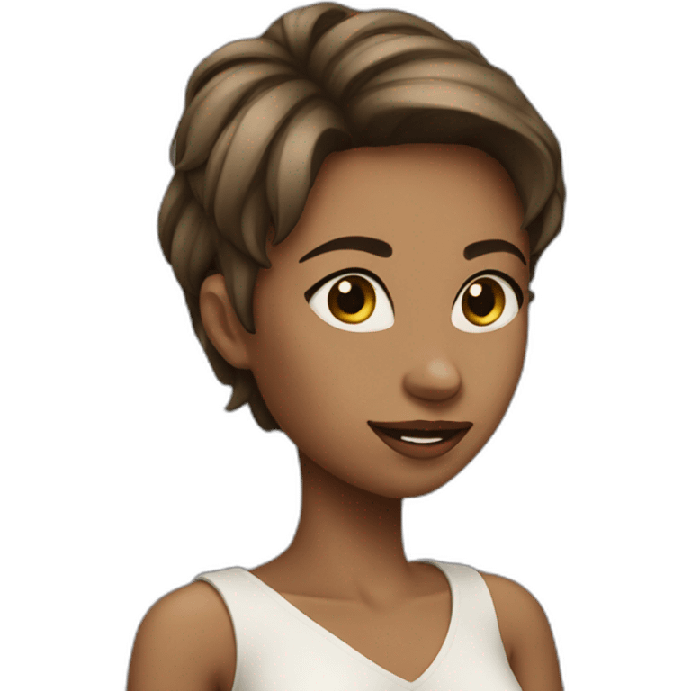 Femme nu emoji