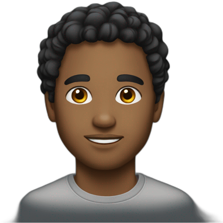 Most handsome mixed black guy emoji