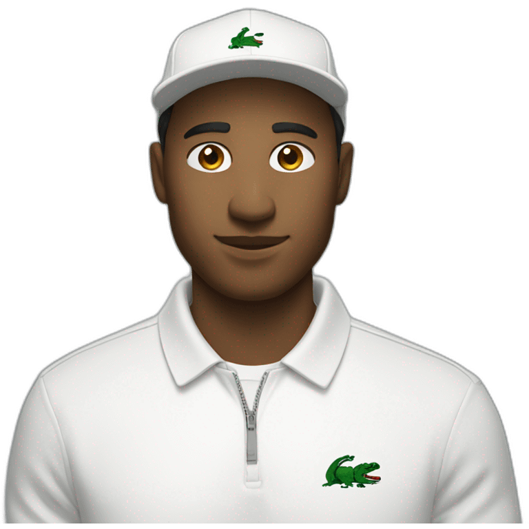 Guy against lacoste  emoji