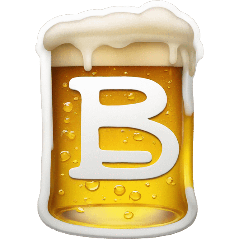 Letters zdr in beer emoji