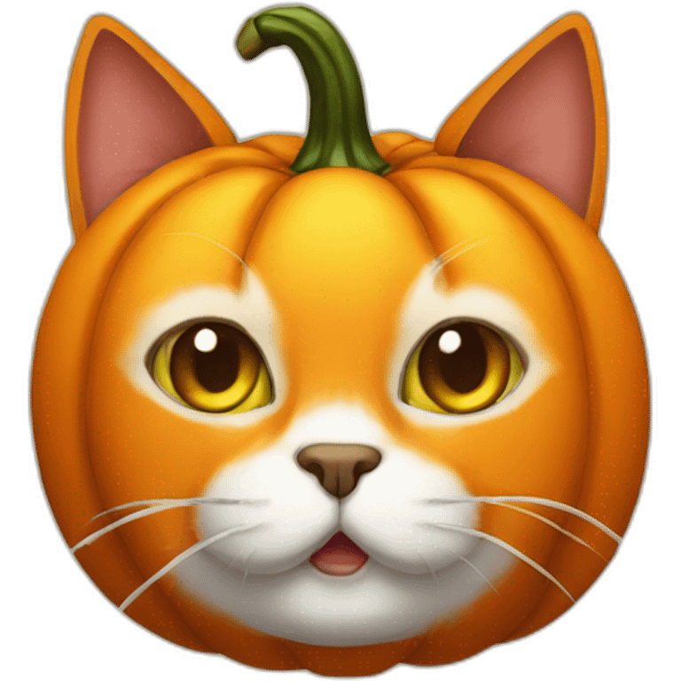 pumkin head cat emoji